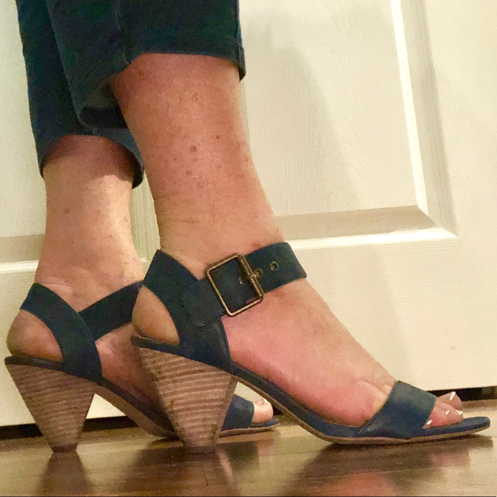 Navy Blue Sandals